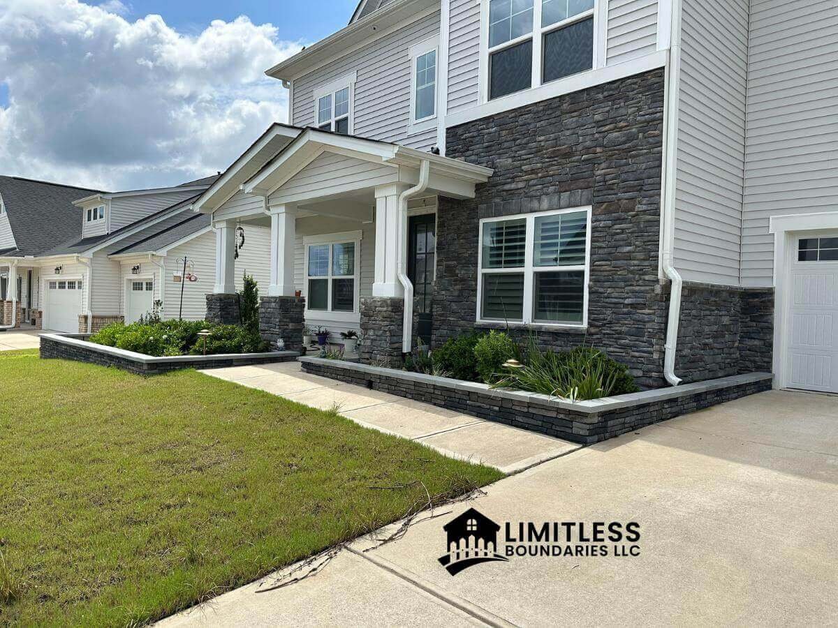 flower bed edging in fuquay varina nc