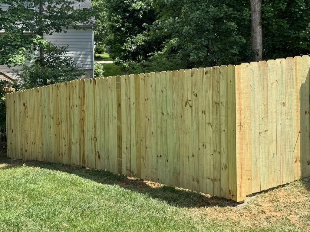 wood-dog-ear-fence-installed-in-clayton