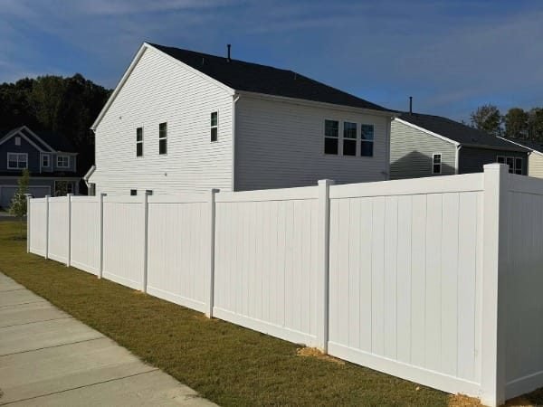 Vinyl fence